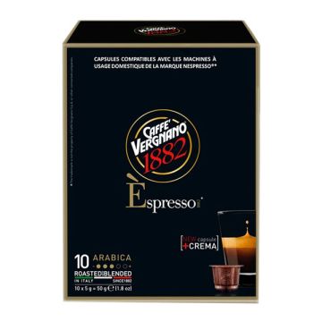 Caffe Vergnano Arabica capsules pour nespresso (10pc)