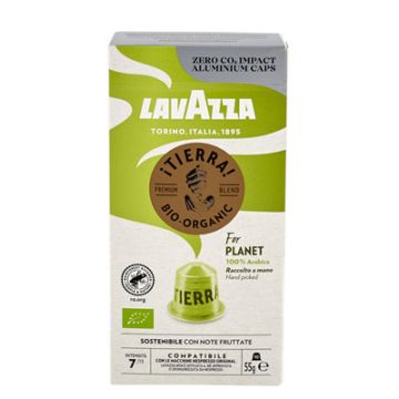 lavazza tierra bio for planet nespresso