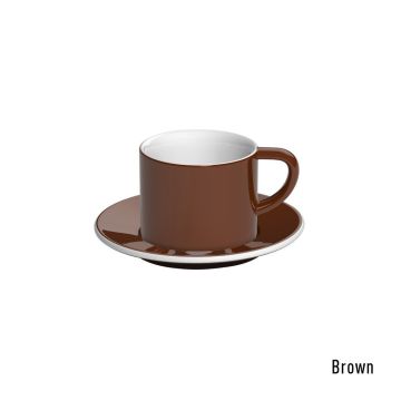 Loveramics bond cappuccino tasse et soucoupe (150ml) brun