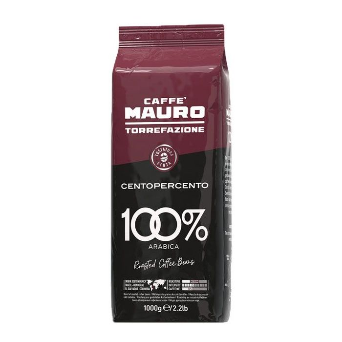 café en grains Caffè MAURO CENTOPERCENTO 100% (1kg)